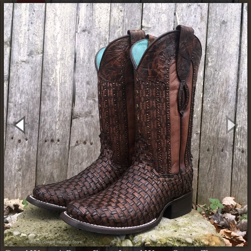 Corral Ladies Sz 8 Square Toe Boots